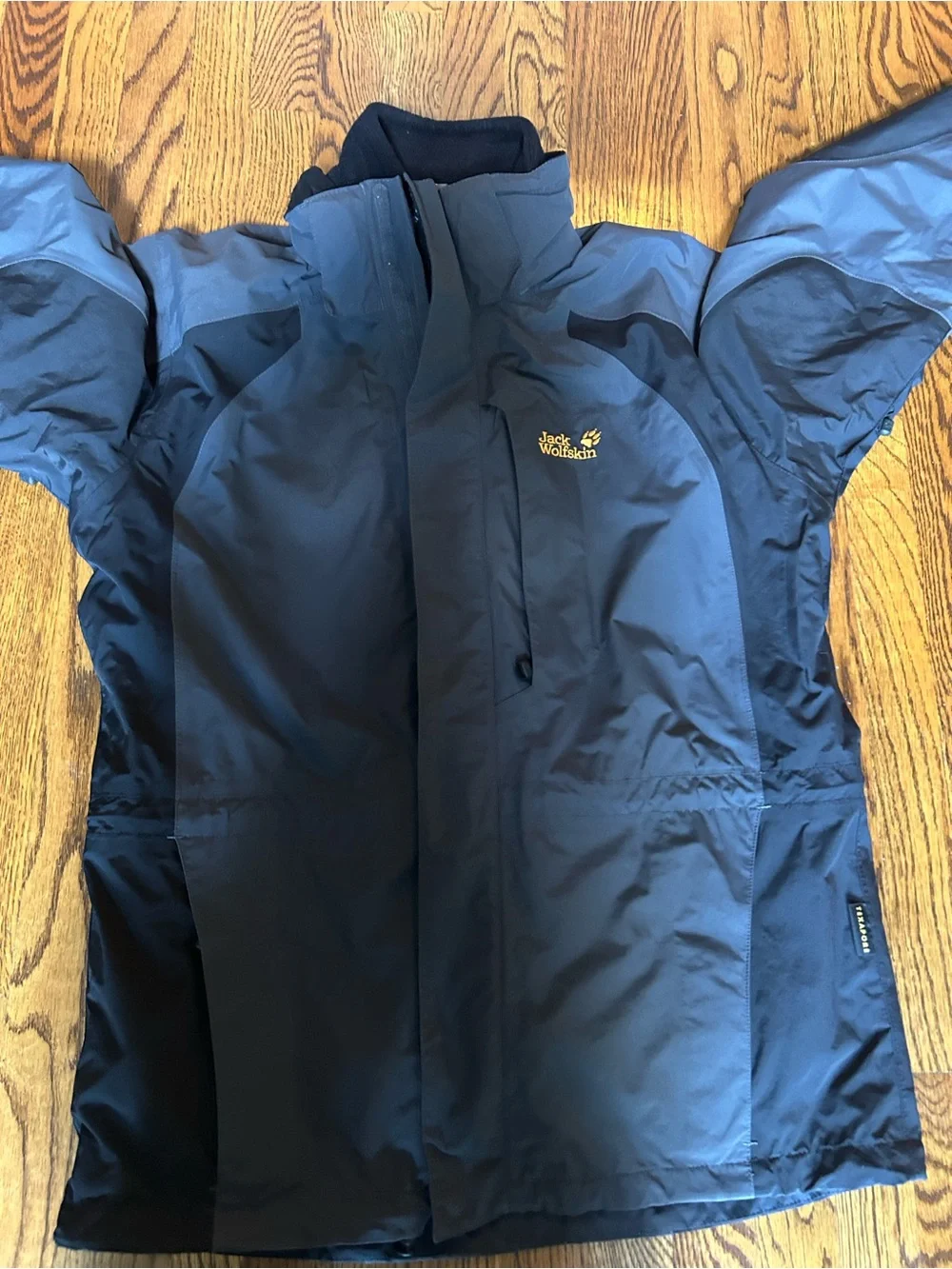 Jack Wolfskin Texapore 3-in-1 Waterproof Jacket Men’s Medium Zip-In Fleece